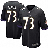 Nike Men & Women & Youth Ravens #73 Marshal Yanda Black Team Color Game Jersey,baseball caps,new era cap wholesale,wholesale hats